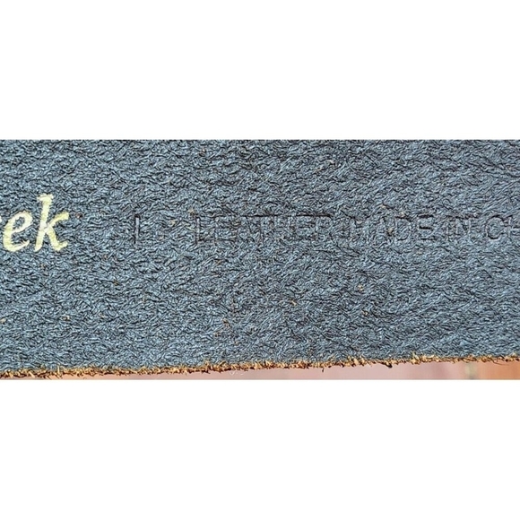 Coldwater Creek Women's Leather Belt, Brown Size L - Picture 8 of 12